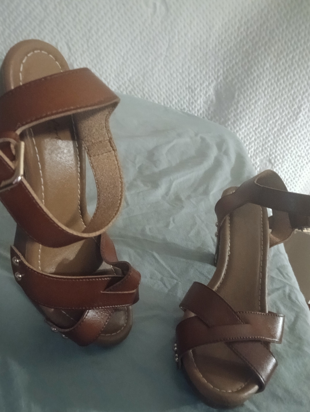 Ladies Comfort Brown Sandles